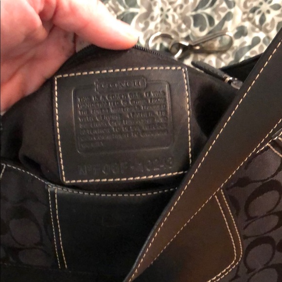 Black Coach Purse - Authentic - EUC - Picture 6 of 8